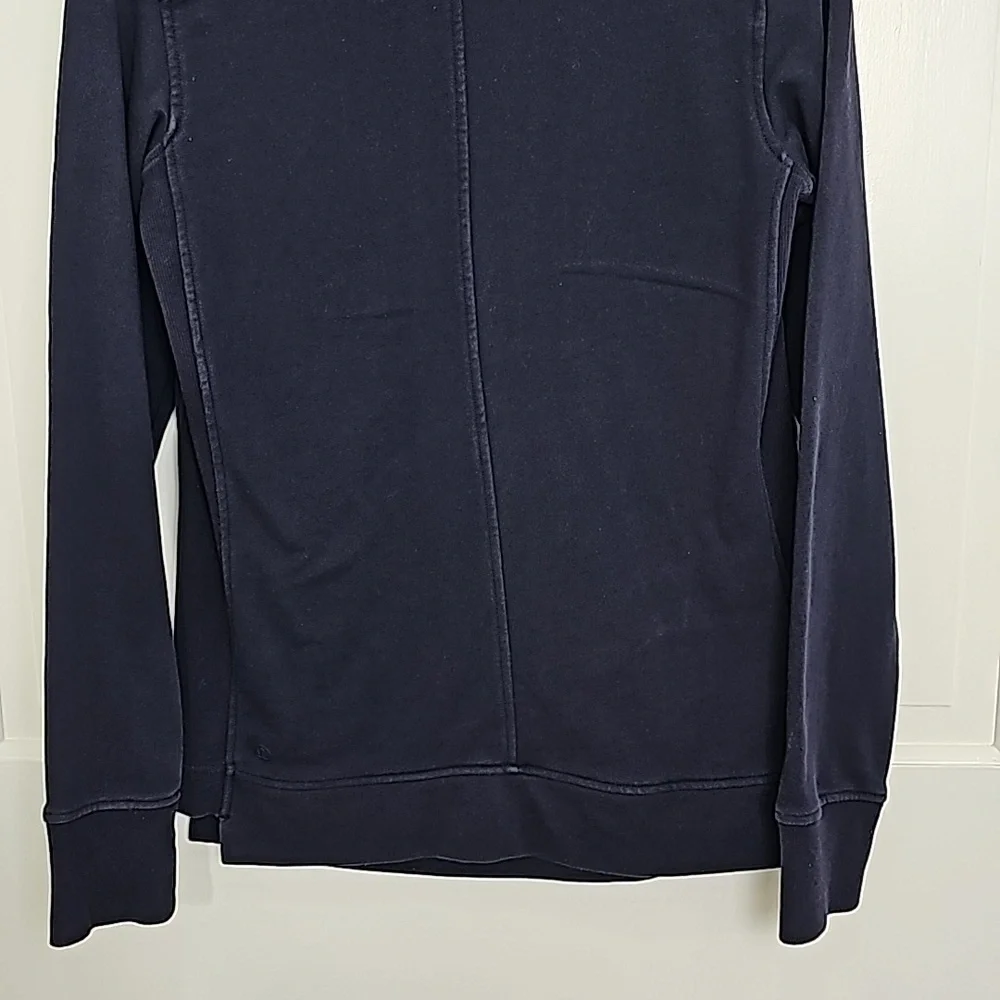 Lululemon Press Pause Pullover Sweatshirt Midnight Navy Size 4